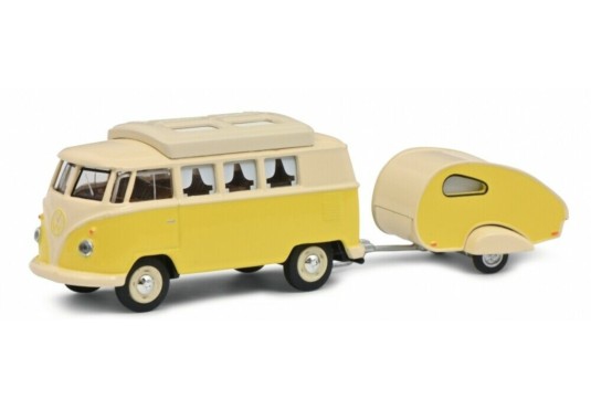 1/64 VOLKSWAGEN Combi T1 + Caravane VOLKSWAGEN