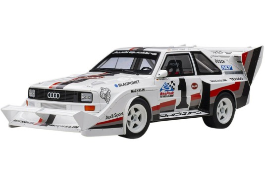 1/18 AUDI Quattro S1 N°1 Pikes Peak 1987 AUDI