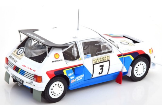 1/24 PEUGEOT 205 T16 Evo2 N°3 Rallye 1000 Lakes 1986 PEUGEOT
