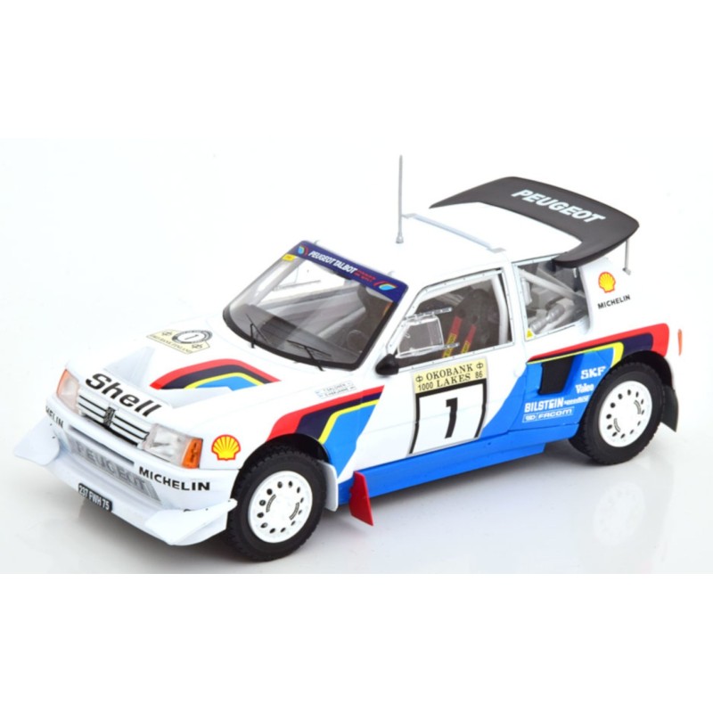 1/24 PEUGEOT 205 T16 Evo2 N°1 Rallye 1000 Lakes 1986 PEUGEOT