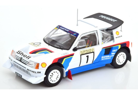 1/24 PEUGEOT 205 T16 Evo2 N°1 Rallye 1000 Lakes 1986 PEUGEOT