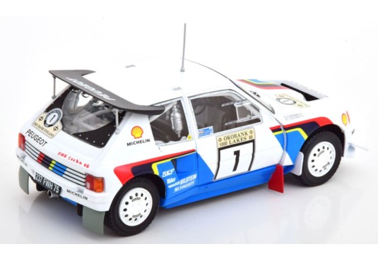 1/24 PEUGEOT 205 T16 Evo2 N°1 Rallye 1000 Lakes 1986 PEUGEOT