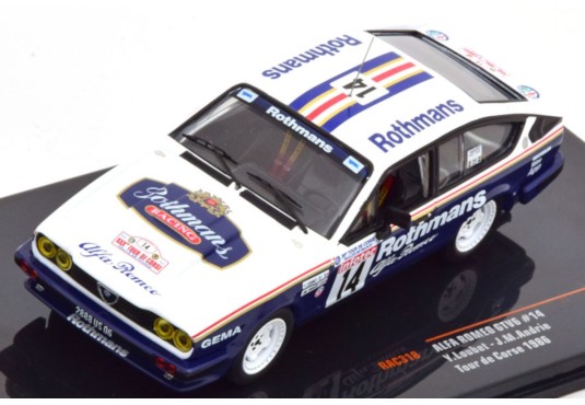 1/43 ALFA ROMEO GTV6 N°14 Tour de Corse 1986 ALFA ROMEO