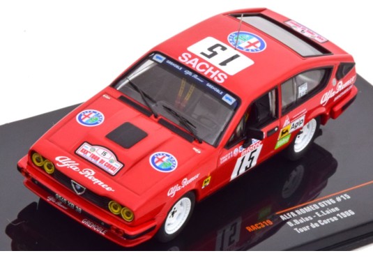 1/43 ALFA ROMEO GTV6 N°15 Tour de Corse 1986 ALFA ROMEO