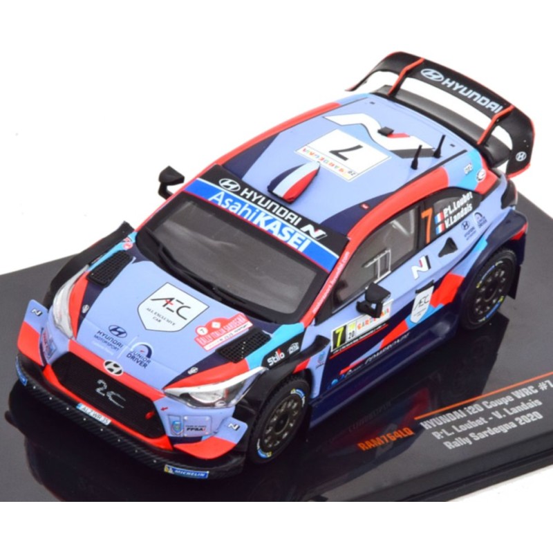 1/43 HYUNDAI I20 WRC N°7 Rallye Sardaigne 2020 HYUNDAI