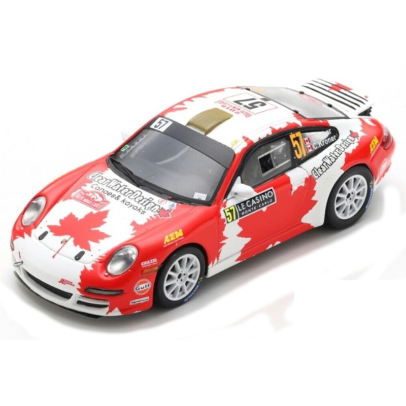 1/43 PORSCHE 997 Carrera RGT N°57 Monte Carlo 2019 PORSCHE 1/43 PORSCHE 997 Carrera RGT N°57 Monte Carlo 2019 PORSCHE