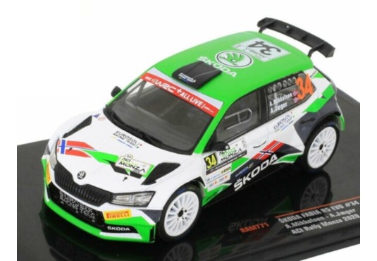 1/43 SKODA Fabia R5 Evo N°34 Rallye Monza 2020 SKODA