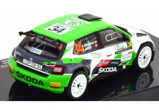 1/43 SKODA Fabia R5 Evo N°34 Rallye Monza 2020 SKODA