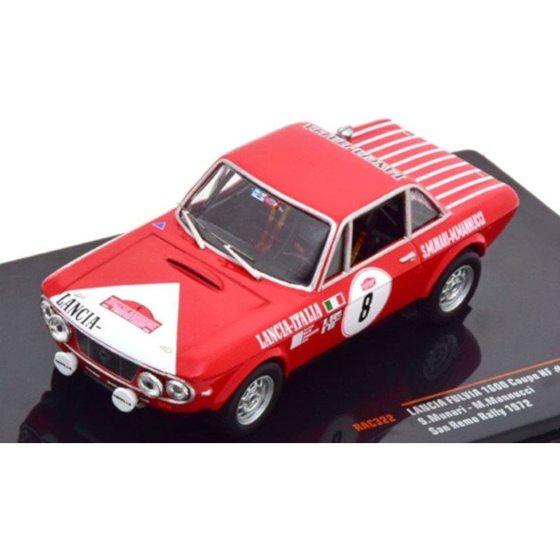 1/43 LANCIA Fulvia 1600 Coupé HF N°8 San Remo 1972 LANCIA 1/43 LANCIA Fulvia 1600 Coupé HF N°8 San Remo 1972 LANCIA