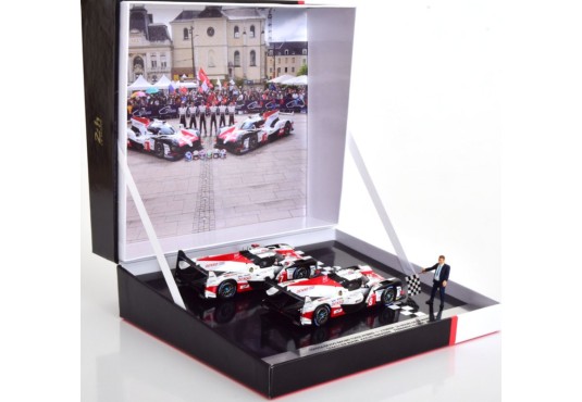 1/43 TOYOTA TS050 Hybrid N°7 et N°8 Le Mans 2018 TOYOTA