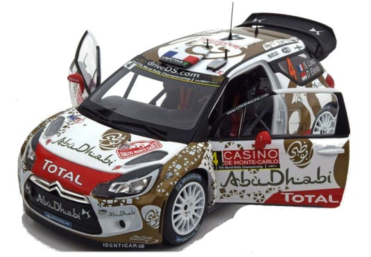 1/18 CITROEN DS3 WRC N°4 Monte Carlo 2015 CITROEN