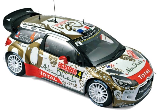 1/18 CITROEN DS3 WRC N°4 Monte Carlo 2015 CITROEN