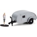 1/64 TEARDROP Trailer + Personnage 1956 DIVERS