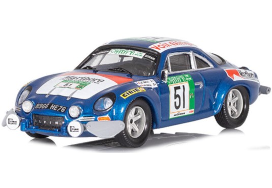 1/43 ALPINE A110 N°51 Rallye Bandama 1977 ALPINE