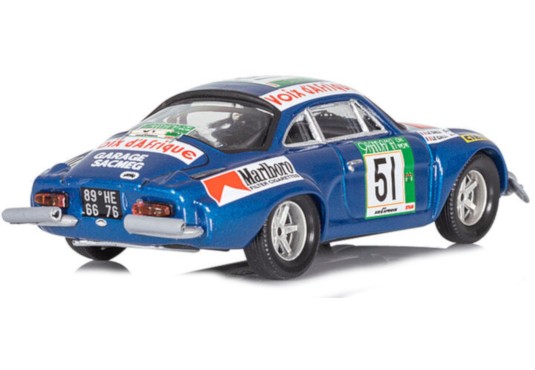 1/43 ALPINE A110 N°51 Rallye Bandama 1977 ALPINE