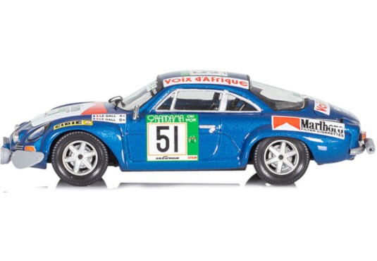 1/43 ALPINE A110 N°51 Rallye Bandama 1977 ALPINE