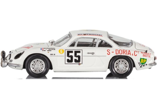 1/43 ALPINE A110 N°55 Tour de Corse 1969 ALPINE