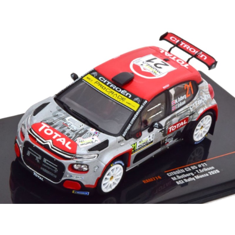 1/43 CITROEN C3 R5 N°21 Rallye Monza 2020 CITROEN