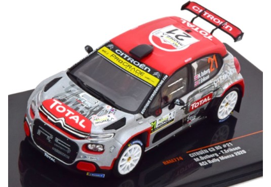 1/43 CITROEN C3 R5 N°21 Rallye Monza 2020 CITROEN