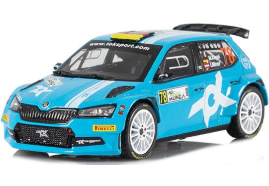 1/43 SKODA Fabia R5 EVO N°78 Rallye Monza 2020 SKODA