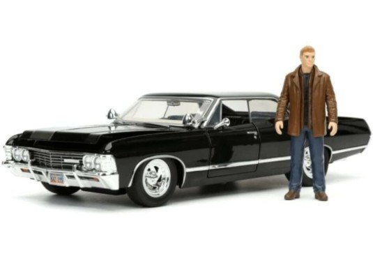 1/24 CHEVROLET Impala "Supernatural" 1967 + Figurine CHEVROLET