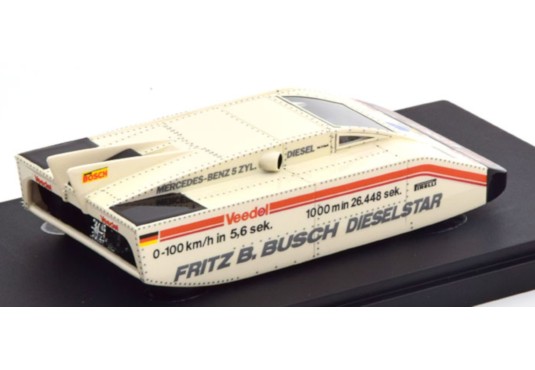 1/43 MERCEDES Dieselstar Fritz B. Busch Allemagne 1975 MERCEDES