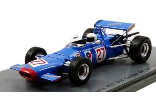 1/43 MATRA MS7 N°27 Grand Prix Allemagne F2 1969 MATRA