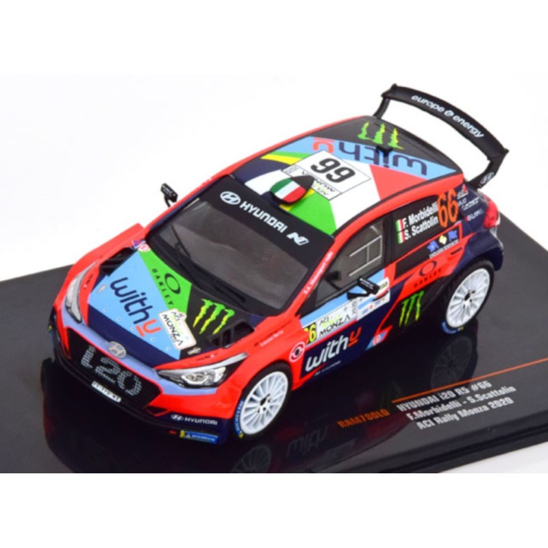 1/43 HYUNDAI i20 R5 N°66 Rallye Monza 2020 HYUNDAI
