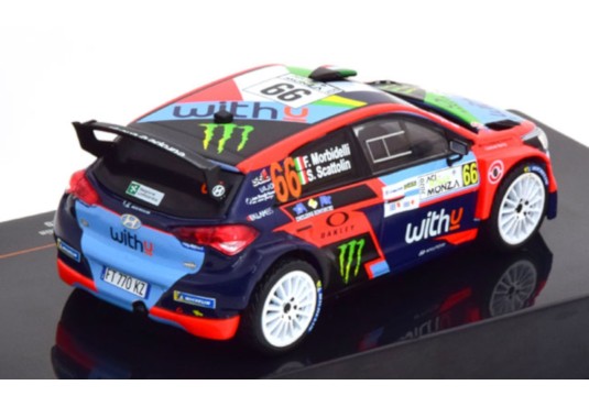 1/43 HYUNDAI i20 R5 N°66 Rallye Monza 2020 HYUNDAI