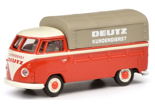 1/87 VOLKSWAGEN Combi T1 Pick up bâché "DEUTZ" VOLKSWAGEN