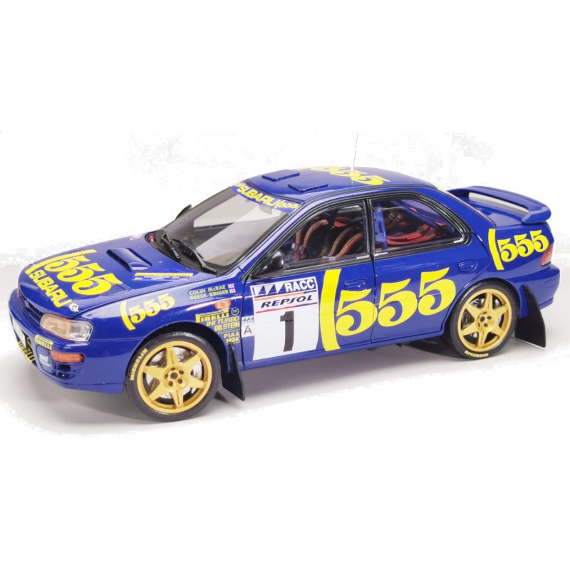 1/18 SUBARU Impreza 555 N°1 Rallye Catalogne 1996 SUBARU