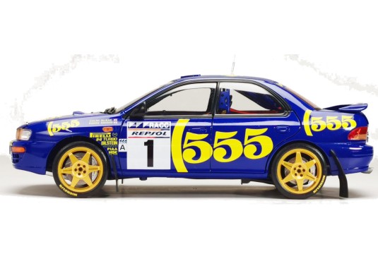 1/18 SUBARU Impreza 555 N°1 Rallye Catalogne 1996 SUBARU