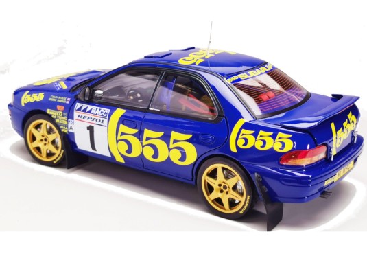 1/18 SUBARU Impreza 555 N°1 Rallye Catalogne 1996 SUBARU