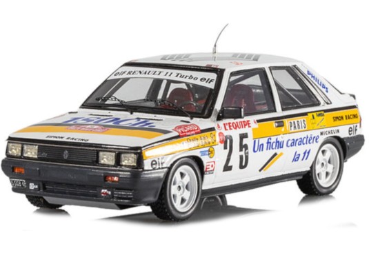 1/43 RENAULT 11 Turbo N°25 Monte Carlo 1986 RENAULT