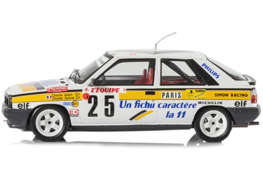 1/43 RENAULT 11 Turbo N°25 Monte Carlo 1986 RENAULT