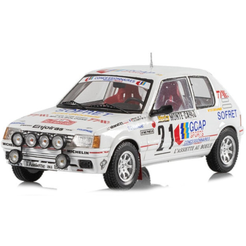 1/43 PEUGEOT 205 GTI N°21 Monte Carlo 1988 PEUGEOT 1/43 PEUGEOT 205 GTI N°21 Monte Carlo 1988 PEUGEOT