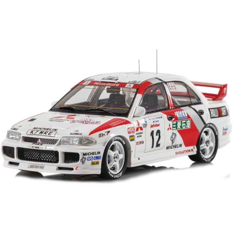 1/43 MITSUBISHI Lancer Evo III N°12 Tour de Corse 1995 MITSUBISHI 1/43 MITSUBISHI Lancer Evo III N°12 Tour de Corse 1995 MITSUBISHI