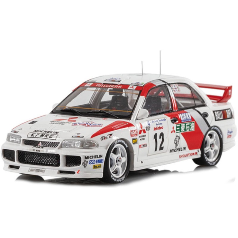 1/43 MITSUBISHI Lancer Evo III N°12 Tour de Corse 1995 MITSUBISHI