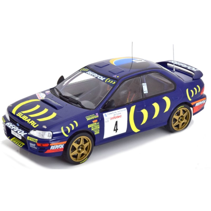 1/18 SUBARU Impreza 555 N°4 Tour de Corse 1995 SUBARU