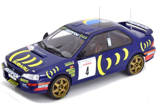 1/18 SUBARU Impreza 555 N°4 Tour de Corse 1995 SUBARU