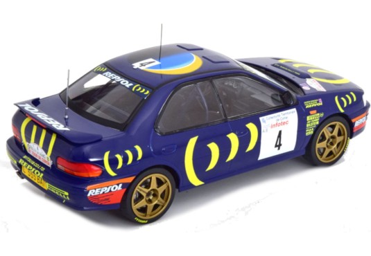 1/18 SUBARU Impreza 555 N°4 Tour de Corse 1995 SUBARU