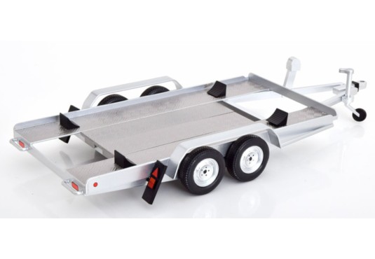 1/18 REMORQUE Porte voiture double essieux DIVERS
