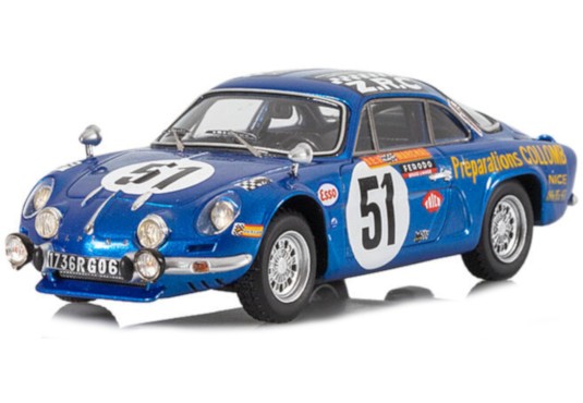 1/43 ALPINE A110 N°51 Le Mans 1968 ALPINE