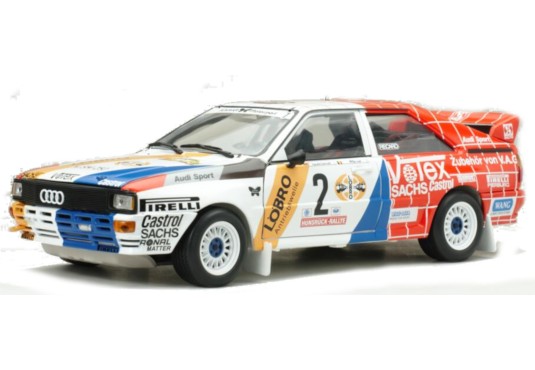 1/18 AUDI Quattro A1 N°3 Rallye Hunsrück 1984 AUDI