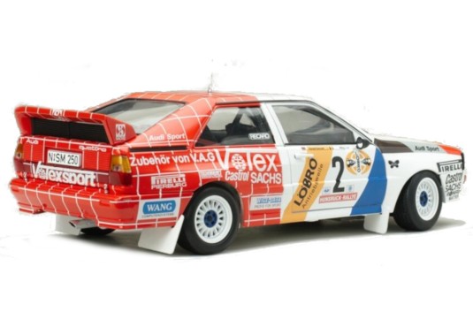 1/18 AUDI Quattro A1 N°3 Rallye Hunsrück 1984 AUDI
