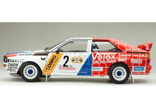 1/18 AUDI Quattro A1 N°3 Rallye Hunsrück 1984 AUDI