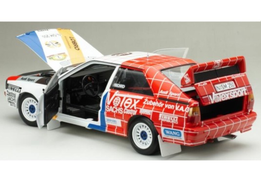 1/18 AUDI Quattro A1 N°3 Rallye Hunsrück 1984 AUDI