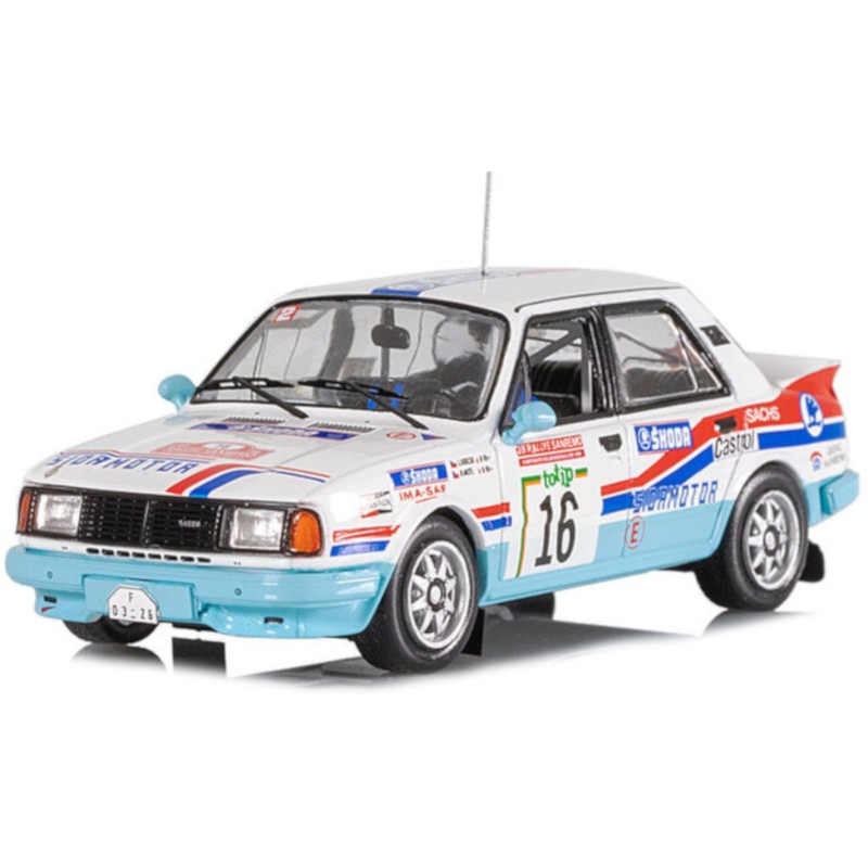 1/43 SKODA 130 LR N°16 Rallye San Remo 1986 SKODA 1/43 SKODA 130 LR N°16 Rallye San Remo 1986 SKODA