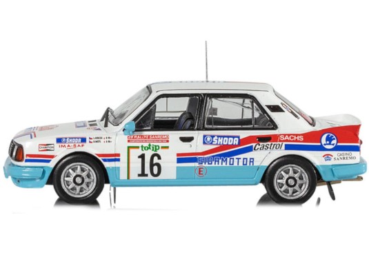 1/43 SKODA 130 LR N°16 Rallye San Remo 1986 SKODA