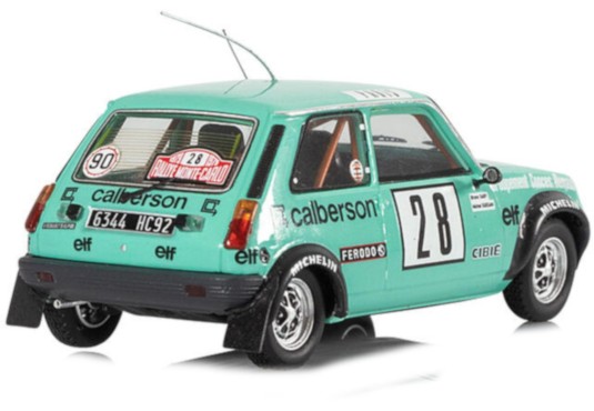 1/43 RENAULT 5 Alpine N°28 Monte Carlo 1979